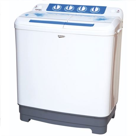 Masina de spalat rufe semiautomata Albatros WMS 9.2, Spalare 9.2 kg, Stoarcere 7 kg, Alb